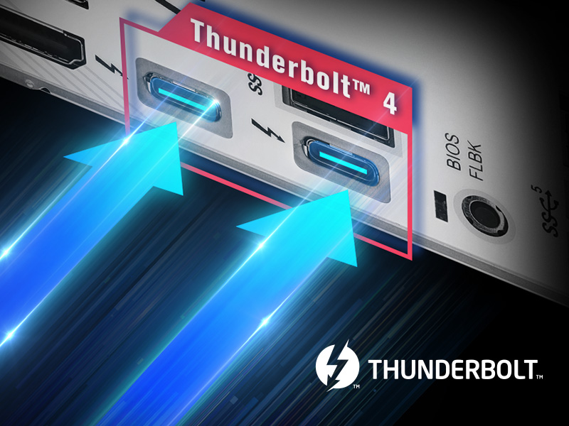 Thunderbolt™ 4/USB4 